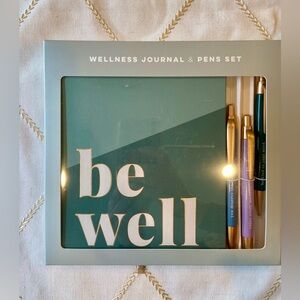 Wellness Journal and Pens Set Daily Wellness Tracking Be Well